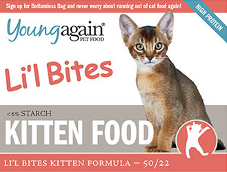 young again zero carb cat food